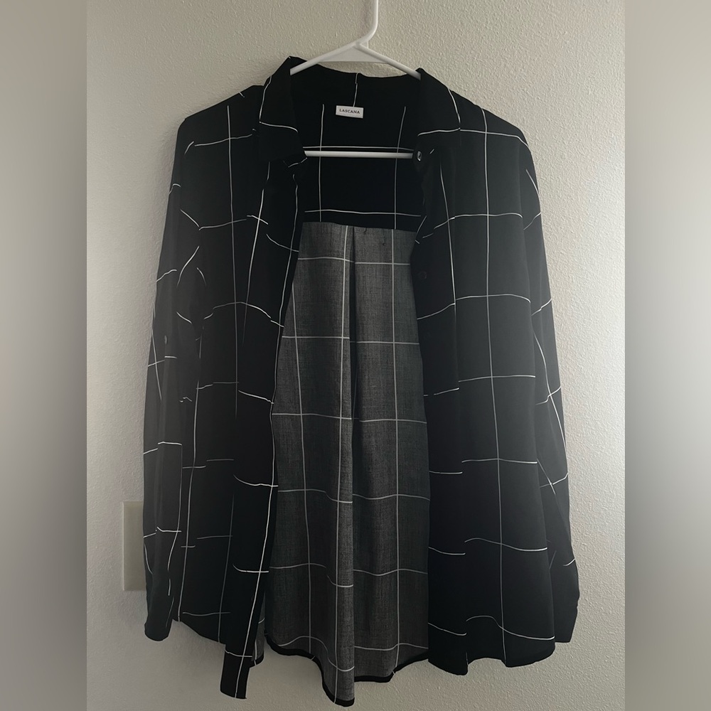 Long Sleeve Button Up Blouse